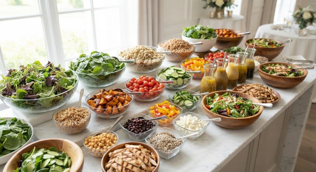 Salad Bar Fraîcheur Grains et Légumes Grillés