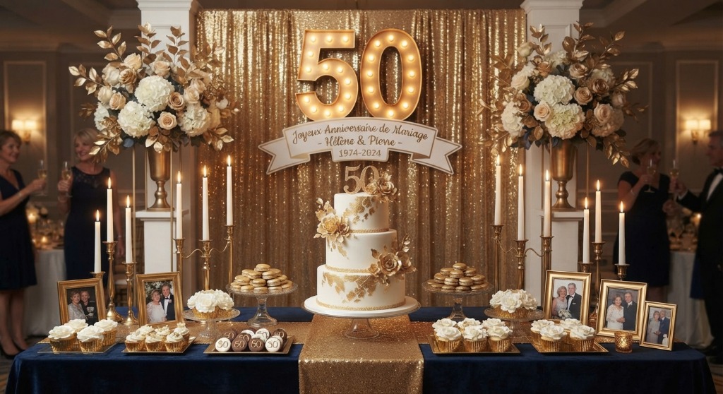 Noces d'Or 50 ans de Mariage Hélène & Pierre